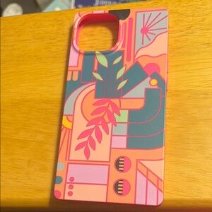 Abstract Design Phone Case - Pink and Blue